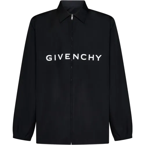 Schwarze Ss24 Herrenhemden Givenchy - Givenchy - Modalova