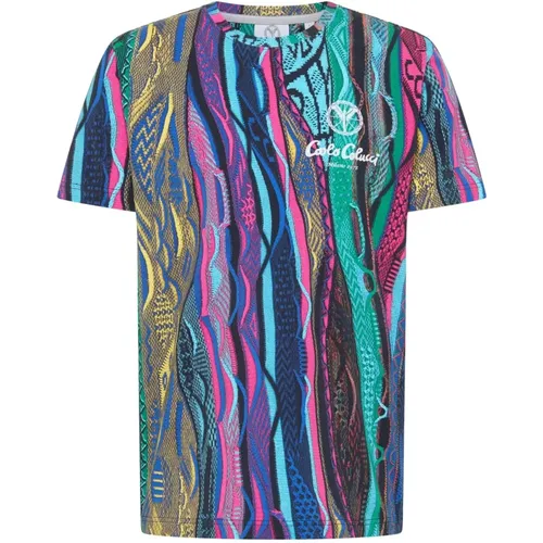 Einzigartiges Alloverprint T-Shirt , Herren, Größe: XL - carlo colucci - Modalova