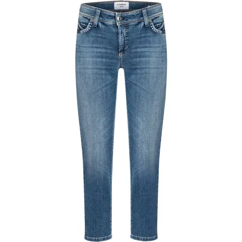 Klassische Bestickte Skinny Jeans - CAMBIO - Modalova