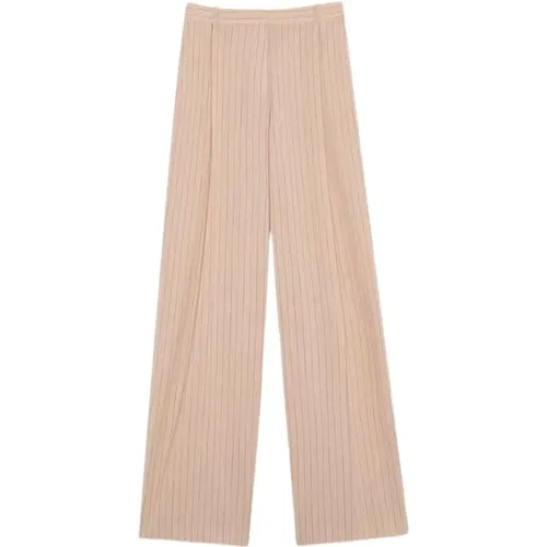 Striped Wool Flared Pants , female, Sizes: 2XS, XS, S - Nina Ricci - Modalova