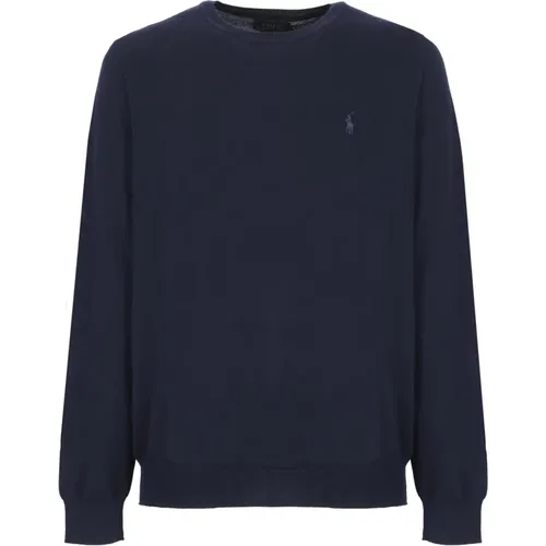 Blaue Pullover , Herren, Größe: 2XL - Ralph Lauren - Modalova