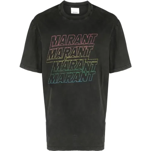 Schwarze T-Shirts Polos für Männer , Herren, Größe: M - Isabel marant - Modalova