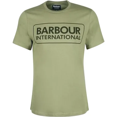 Essential Large Logo Motorcycle T-Shirt , male, Sizes: XL, 2XL, L, M - Barbour - Modalova