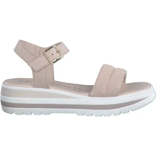 Casual open sandals , female, Sizes: 7 UK, 5 UK, 3 UK, 4 UK - marco tozzi - Modalova