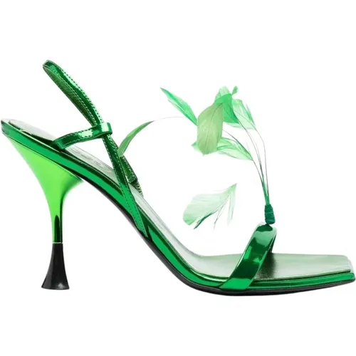 Emerald Vegas High Heel Sandals , female, Sizes: 3 UK, 4 UK - 3Juin - Modalova