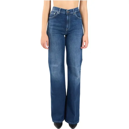 Wide Leg Amber Jeans , Damen, Größe: W25 - Dondup - Modalova