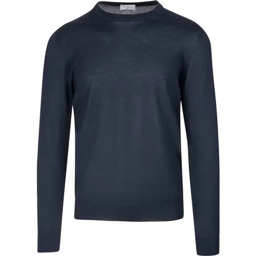 Silk Cashmere Pullover , male, Sizes: 5XL, 3XL, 2XL, 4XL, XL - Fedeli - Modalova