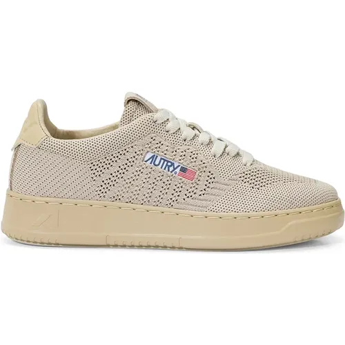 Women's Easeknit Medalist Sneakers in Khaki , female, Sizes: 3 UK - Autry - Modalova