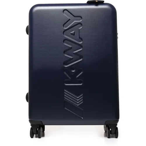 Travel Trolley Bag with Swivel Wheels , male, Sizes: ONE SIZE - K-way - Modalova