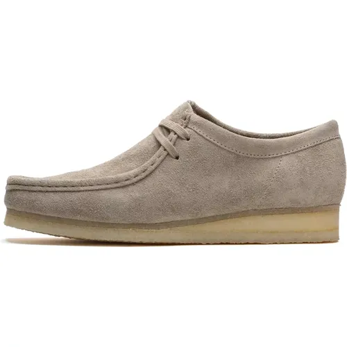 Laced Schuhe , Herren, Größe: 41 1/2 EU - Clarks - Modalova