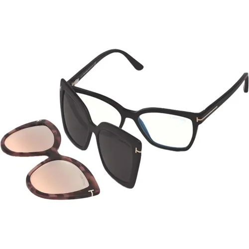 Eyewear frames FT 5641-B .C Blue Block , female, Sizes: 53 MM - Tom Ford - Modalova