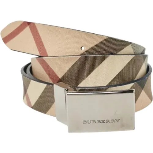 Pre-owned Leather belts , female, Sizes: ONE SIZE - Burberry Vintage - Modalova