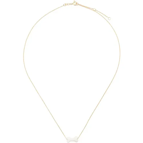 Gold Huesito Necklace , female, Sizes: ONE SIZE - Aliita - Modalova