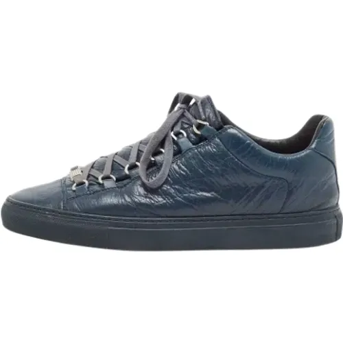 Pre-owned Leather sneakers , male, Sizes: 8 UK - Balenciaga Vintage - Modalova