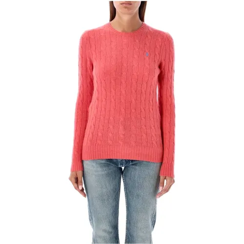 Rosette Heater Cable Knit Sweater , female, Sizes: L - Ralph Lauren - Modalova