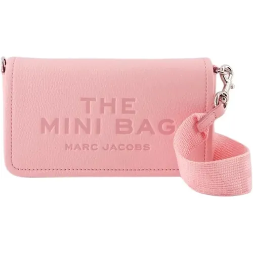 Calfskin Mini Bag with Flap , female, Sizes: ONE SIZE - Marc Jacobs - Modalova