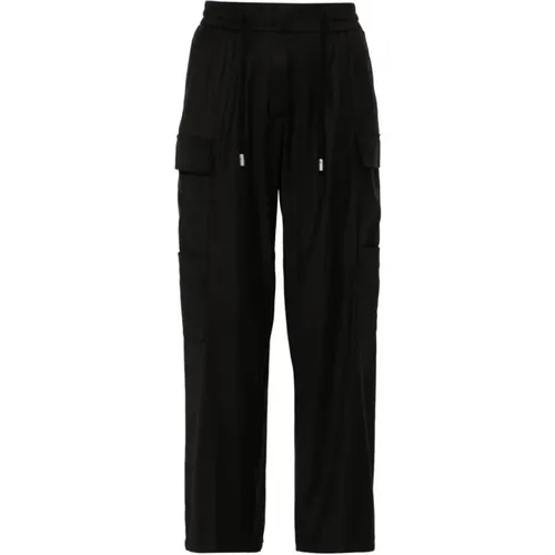 Schwarze Hose Aw24 Damenbekleidung , Damen, Größe: XS - PESERICO - Modalova