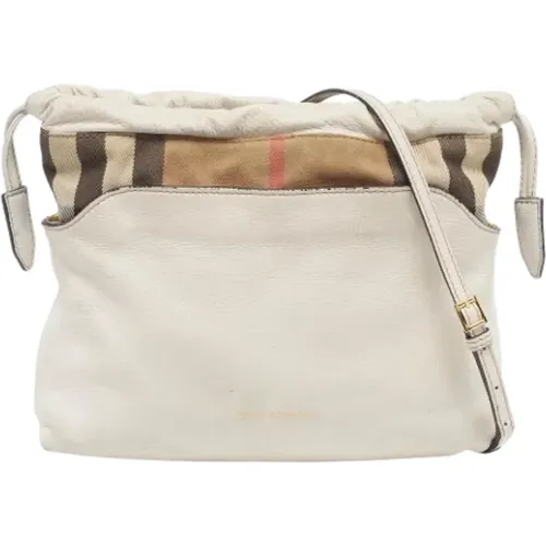 Pre-owned Canvas shoulder-bags , female, Sizes: ONE SIZE - Burberry Vintage - Modalova