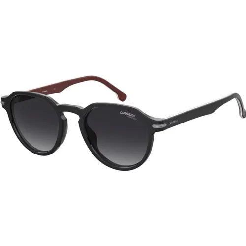 Burgundy Sunglasses, Dark Grey Shaded - Carrera - Modalova