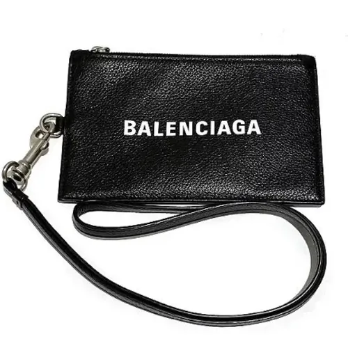 Pre-owned Leather wallets , female, Sizes: ONE SIZE - Balenciaga Vintage - Modalova