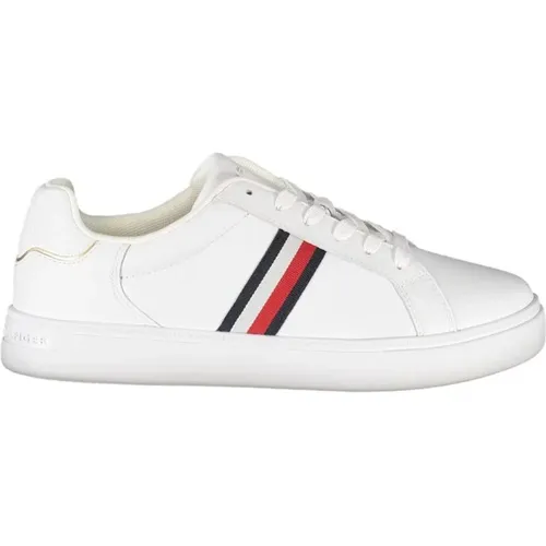 Leather Women's Sneakers , female, Sizes: 5 UK, 7 UK, 6 UK - Tommy Hilfiger - Modalova