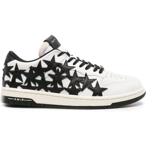 Black Low-Top Sneakers with Stars , male, Sizes: 10 UK - Amiri - Modalova