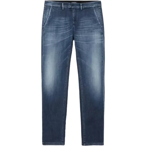 Reguläre Denim-Jeans mit Knopfverschluss - Dondup - Modalova