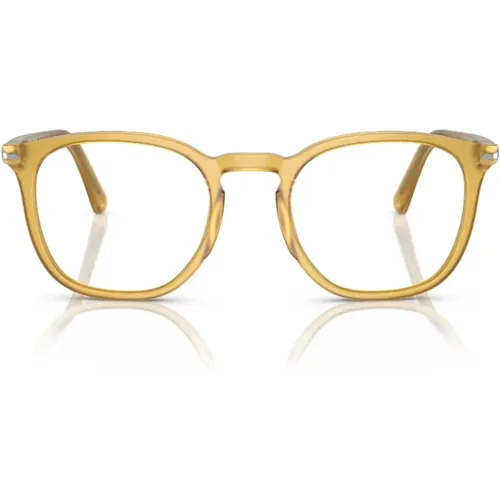 Iconische, leicht zu tragende Panthos-Brille mit Flex-Scharnieren , unisex, Größe: ONE Size - Persol - Modalova