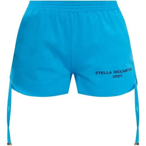 Shorts mit Logo , Damen, Größe: M - Stella Mccartney - Modalova