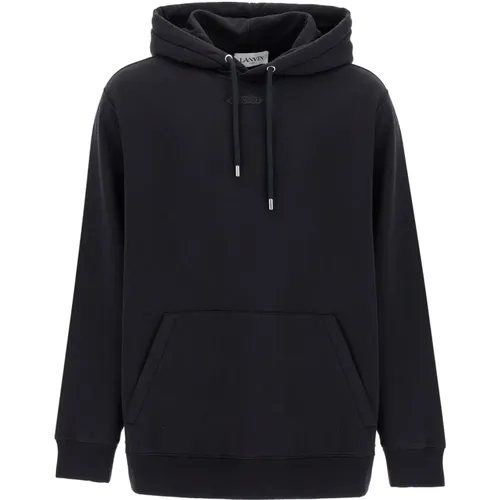 Bestickter Logo-Oversized-Hoodie - Lanvin - Modalova