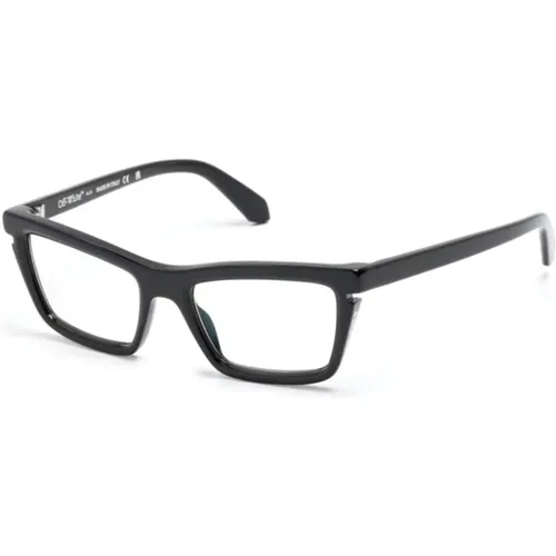 Schwarze Optische Brille Stilvolles Must-Have , unisex, Größe: 54 MM - Off White - Modalova
