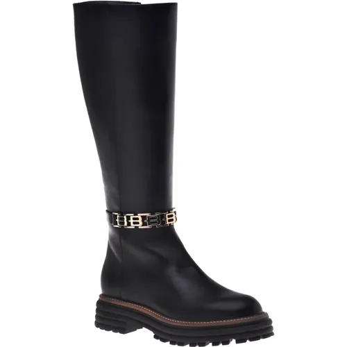 Calf leather boot , female, Sizes: 4 1/2 UK - Baldinini - Modalova
