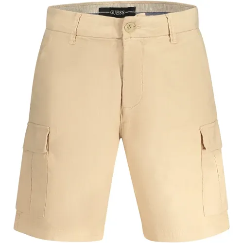 Bermuda Shorts mit Logo , Herren, Größe: W34 - Guess - Modalova