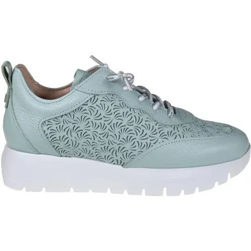 Perforierter Sommersneaker - Blau , Damen, Größe: 39 EU - Wonders - Modalova