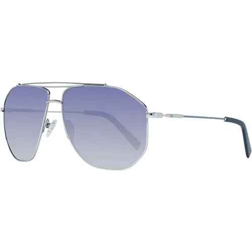 Silberne Herren Aviator Sonnenbrille - Guess - Modalova