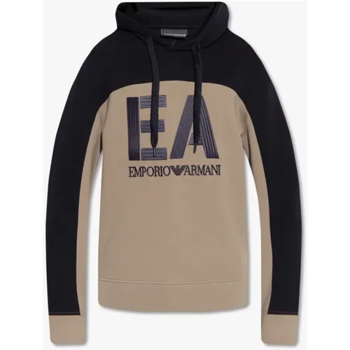 Logo Kapuzenpullover , Herren, Größe: S - Emporio Armani - Modalova