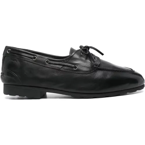 Leather Lace-Up Flat Shoes , male, Sizes: 10 UK, 11 UK - Bally - Modalova