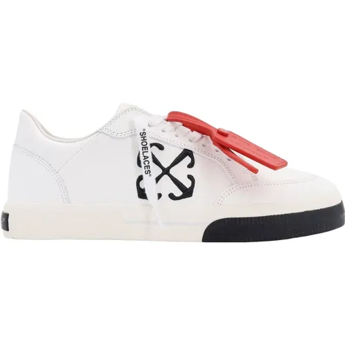 Off , Sneakers with Arrow Logo , male, Sizes: 9 UK - Off White - Modalova