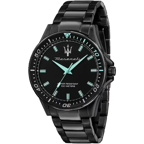 Aqua Edition Edelstahl Uhr , Herren, Größe: ONE Size - Maserati - Modalova