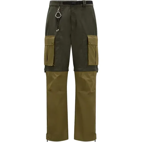 Trousers with Detachable Insert , male, Sizes: L, M - Moncler - Modalova