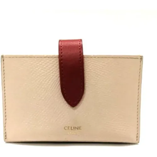Pre-owned Leather Celine Wallet , female, Sizes: ONE SIZE - Celine Vintage - Modalova