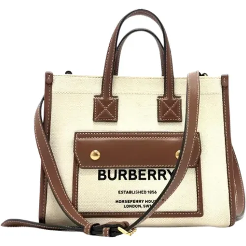 Pre-owned Canvas handbags , female, Sizes: ONE SIZE - Burberry Vintage - Modalova