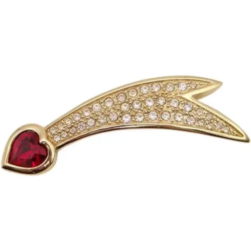 Pre-owned Metal brooches , female, Sizes: ONE SIZE - Dior Vintage - Modalova