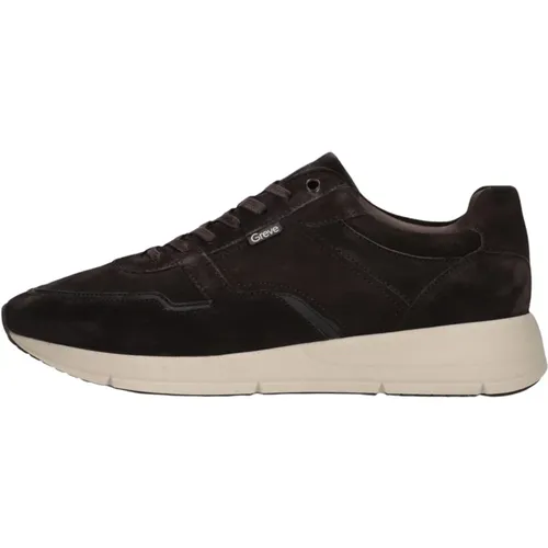 Braune Ledersneakers Walker H Greve - Greve - Modalova