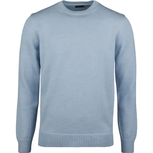 Chunky Merino Wool Crew Neck Sweater , male, Sizes: 2XL, XL, L, M - Stenströms - Modalova