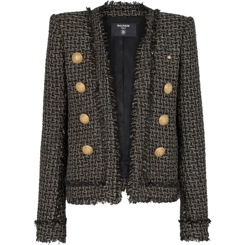 Tweed Jackets Balmain - Balmain - Modalova