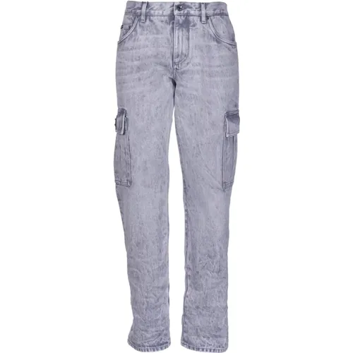 Klassische Denim Jeans, Regular Fit, Knopfverschluss - Dolce & Gabbana - Modalova