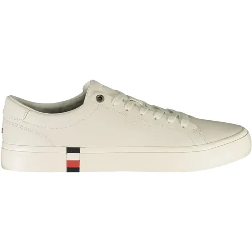 Contrasting Detail Sneaker with Laces , male, Sizes: 11 UK, 9 UK, 8 UK, 10 UK, 7 UK - Tommy Hilfiger - Modalova