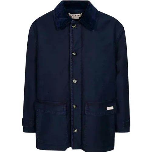 Single-breasted Coat , male, Sizes: L, 2XL, M - Marni - Modalova