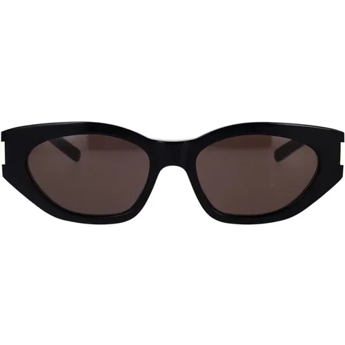 Womens SL 638 001 Cat-Eye Sunglasses , unisex, Sizes: 55 MM - Saint Laurent - Modalova